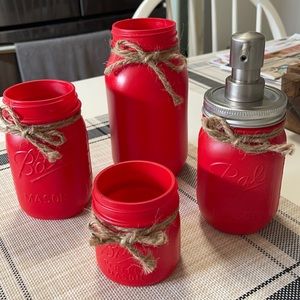 Set of 4 Mason Jars